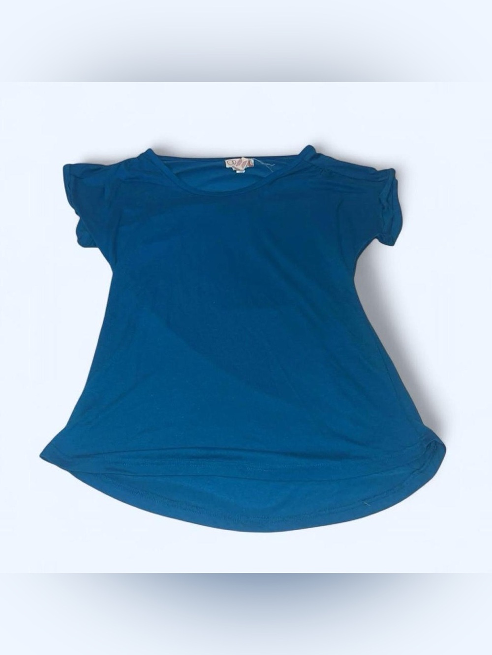 OP Short Sleeve Tee in Teal Blue